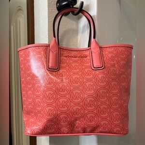 Michael Kors Coral Logo Tote